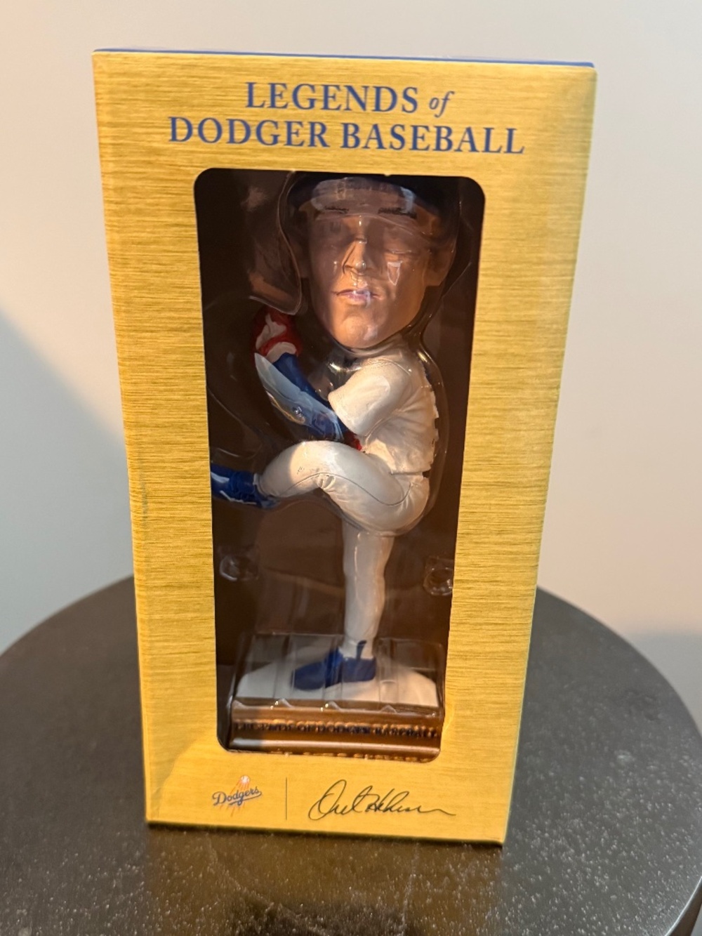 Legends of Dodger Baseball Orel Hershiser Bobblehead – Gold Edition w/ Box
